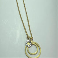 Collier avec pendentif or jaune 9,35 g