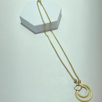 Collier avec pendentif or jaune 9,35 g