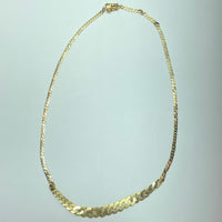 Collier maille gourmette or jaune 14,97 g