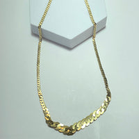 Collier maille gourmette or jaune 14,97 g