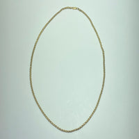 Collier maille palmier or jaune 7,47 g