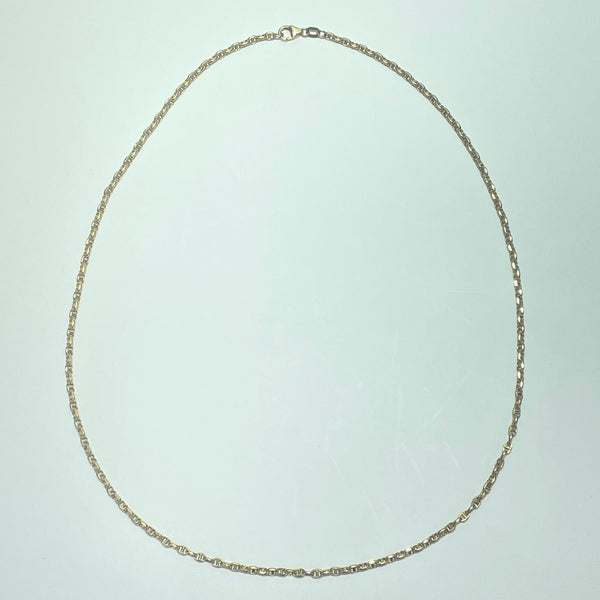 Collier maille marine or jaune 4,18 g