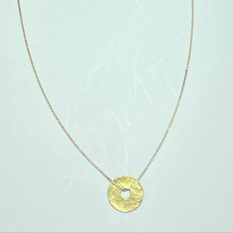 Collier et pendentif Dinh van jeton or jaune 3,25 g