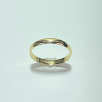 Bague lisse or jaune 2,27 g