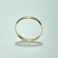 Bague lisse or jaune 2,27 g