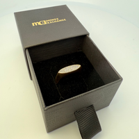 Bague pavée scintillante or jaune 3,72 g