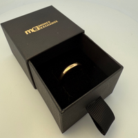 Bague lisse or jaune 2,27 g