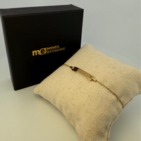 Bracelet identité enfant or jaune 1,8 g