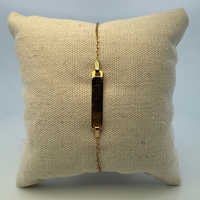 Bracelet identité enfant or jaune 1,8 g