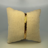 Bracelet maille anglaise or jaune 5,94 g