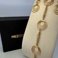 Gourmette et Boucles d'oreilles or jaune 9,55 g