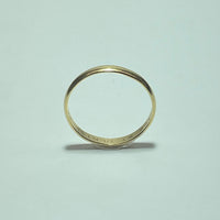 Bague lisse or jaune 2,27 g