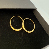 Boucles d'oreilles créoles or jaune 1,49 g