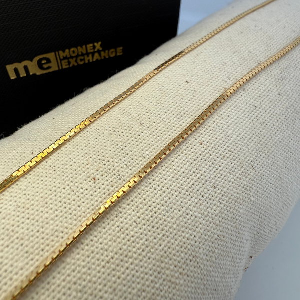 Collier fin classique or jaune 4,05 g