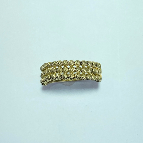 bague avec bulles or jaune 3,28 g