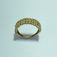 bague avec bulles or jaune 3,28 g