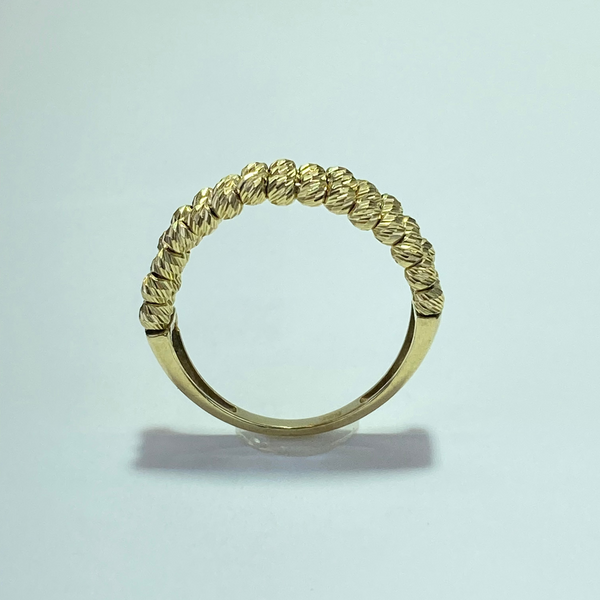 bague avec bulles or jaune 3,28 g