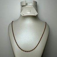Collier mailles torsadées or jaune 8,14 g
