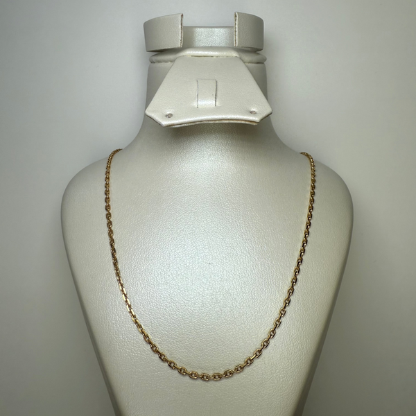 Collier fin or jaune 6,61 g