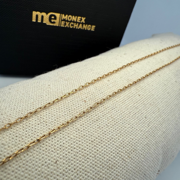 Chaîne fine classique or jaune 2,54 g