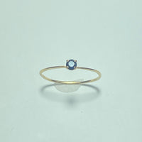 Bague saphir or jaune 0,69 g