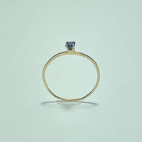 Bague saphir or jaune 0,69 g