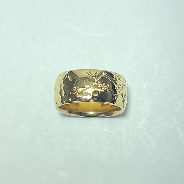 Bague vintage or jaune 14,51 g