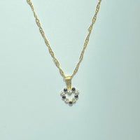 Pendentif cœur or jaune 0,28 g