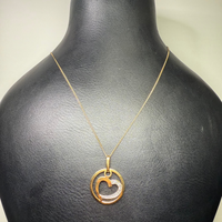 Pendentif cœur or jaune 2,1 g