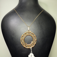 Pendentif porte pièce or jaune 6,33 g