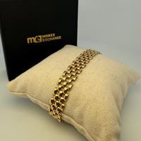 Bracelet à 5 rangées or jaune 17,86 g