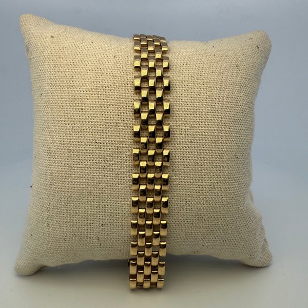 Bracelet à 5 rangées or jaune 17,86 g