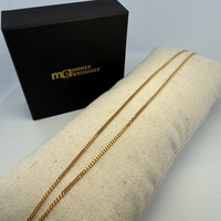 Chaîne maille fine or jaune 3,93 g