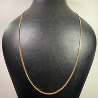 Chaîne maille fine or jaune 3,93 g