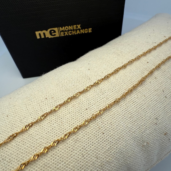 Chaîne fine or jaune 1,84 g