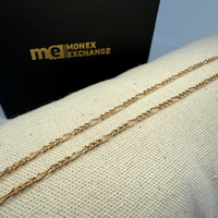 Collier fin or jaune 2,47 g