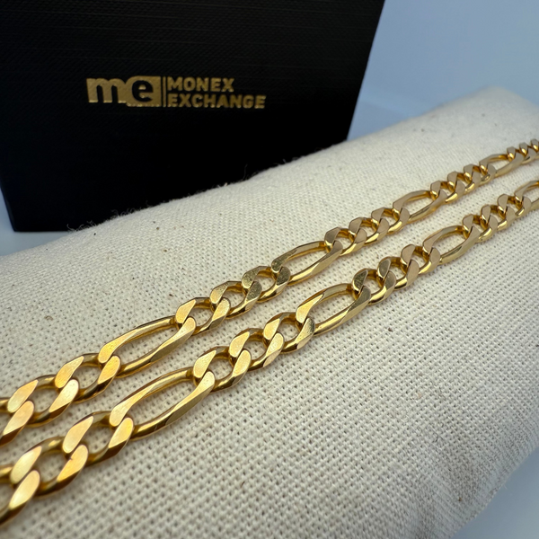 Collier à maille alternée or jaune 29,12 g