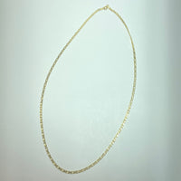 Chaîne maille gourmette or jaune 14K 3,08 g