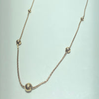 Collier en perles d'or jaune 14K 3,53 g