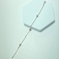 Bracelet en perles d'or jaune 14K 2,03 g