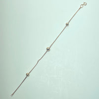 Bracelet en perles d'or jaune 14K 2,03 g