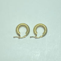 Boucles d'oreilles or jaune 18K 7,83 g