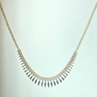 Collier à pampilles or jaune 9K 10,31 g