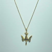 Pendentif oiseau or jaune 18K 3,53 g