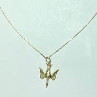 Pendentif oiseau or jaune 18K 3,53 g