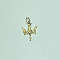 Pendentif oiseau or jaune 18K 3,53 g
