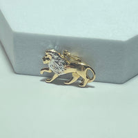 Pendentif lion or jaune 14K 1,06 g