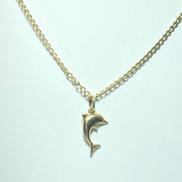 Pendentif dauphin or jaune 18K 0,81 g
