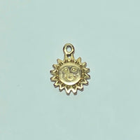 Pendentif soleil or jaune 18K 1,36 g