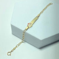 Bracelet Hello Kitty d'or jaune 18K 1,4 g